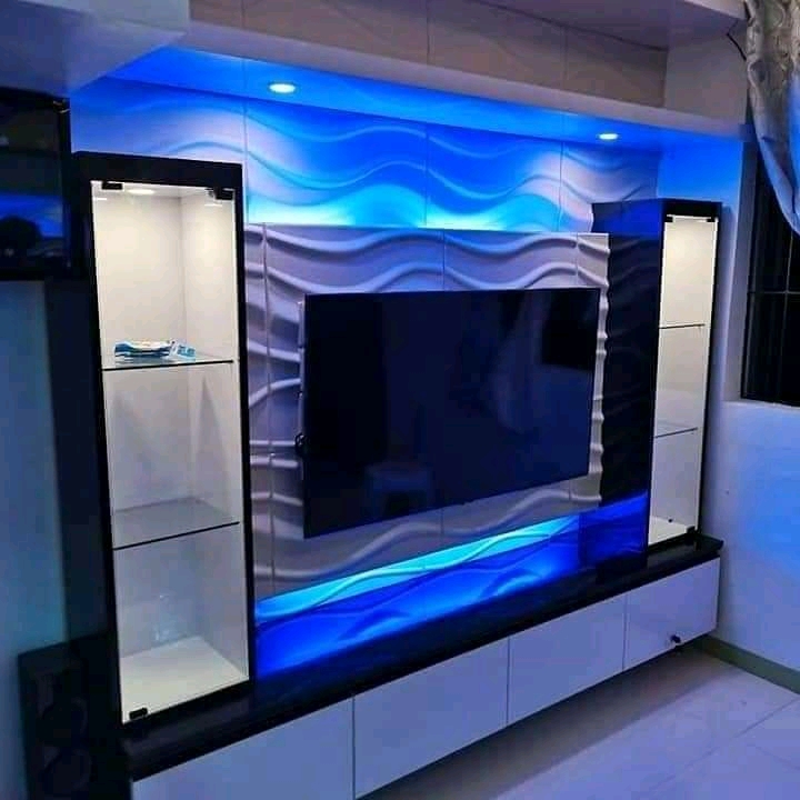 TV unit Interior Design by finehomez